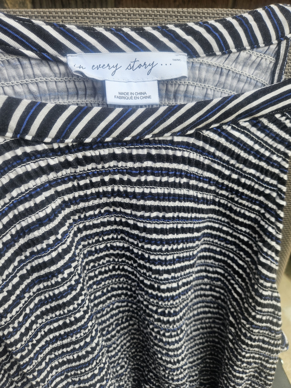 Pelpum Navy Striped Tank - Picture 3 of 4